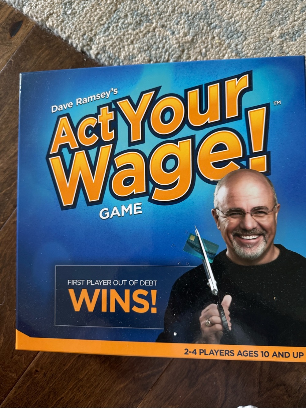 Dave Ramsey Act Your Wage! Board Game - Blue